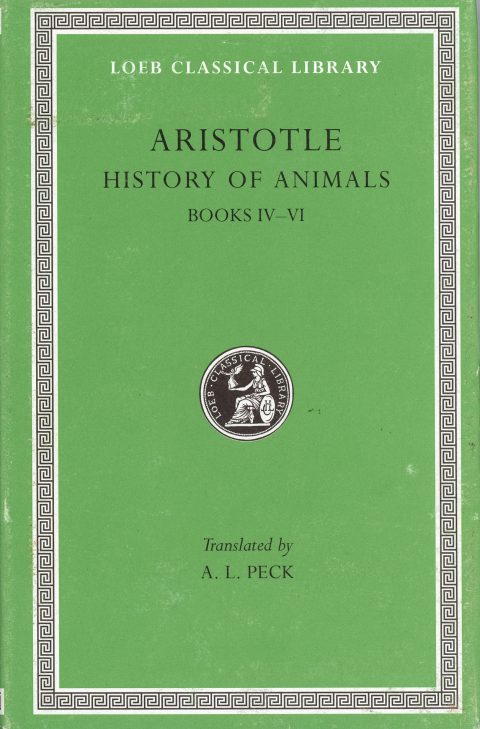 History of Animals, Aristotle